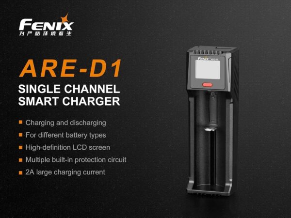 FENIX CARICABATTERIE CARGADOR 1 CANAL ARE-D1