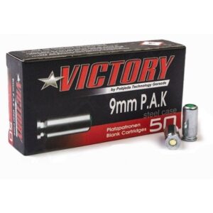 VICTORY CARTUCCE A SALVE CAL 9MM PAK (CONF 50PZ)