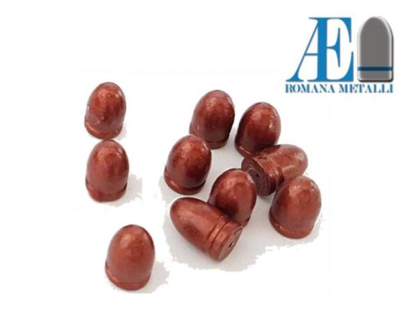 PALLE Ogive 9 mmda allenamento 124 Grani RN ceramicate rosse conf. 1000 pz