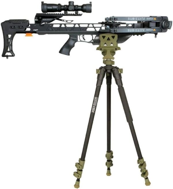 Primos Hunting Treppiede in alluminio Edge con morsetto per pistola