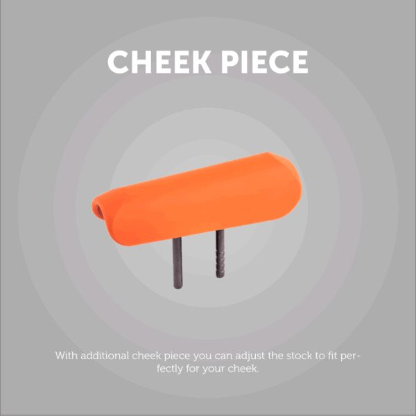tikka cheek piece complete orange