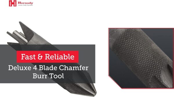 HORNADY Svasatore Deluxe 4-Blade Chamfer Deburr Tool 050117
