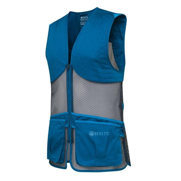 BERETTA GILET DA TIRO FULL MESH VEST BLUE TWILIGHT