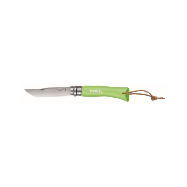 Coltello Opinel tradizionale con lama inox N 7 verde