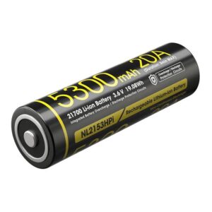 Nitecore - NL2153HPi - Batteria ricaricabile Li-Ion 3.6V 5300mAh
