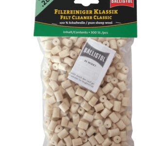 BALLISTOL feltrini classico per la pulizia e la cura delle armi cal. 280 (300pz)
