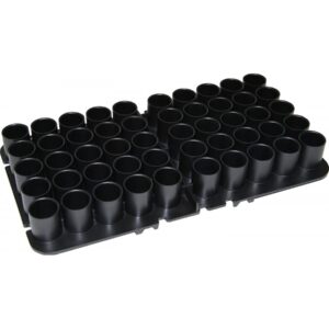 MTM 50 Round 20 Gauge Shotshell Tray (Black) porta cartucce