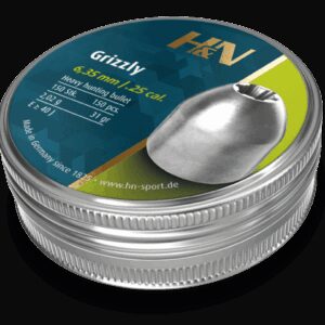 H&N GRIZZLY CAL. 6.35 mm / .25 GR. 31 CONF. 150