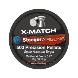 STOEGER PIOMBINI X-MATCH PRECISION PELLETS cal. 4,5 CONF. 500