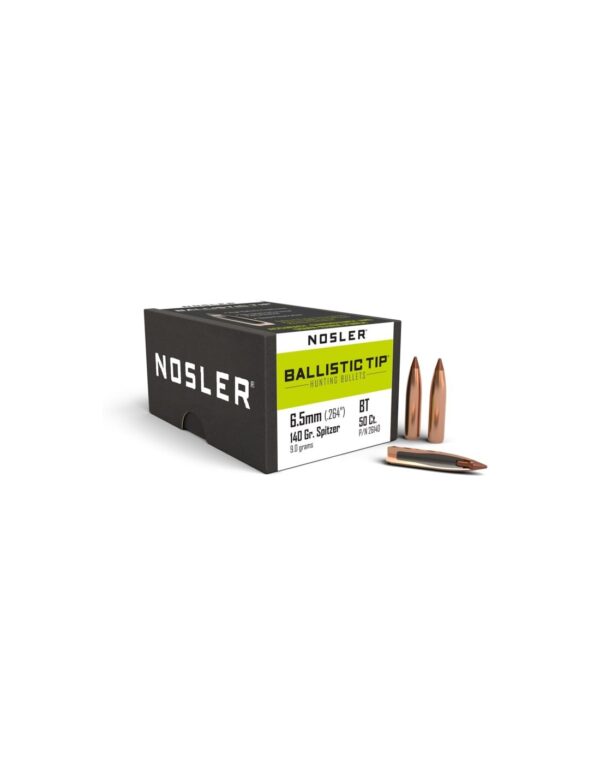 NOSLER BALLISTIC TIP HUNTING Cal. 6.5 (.264') Spitzer 140 gr
