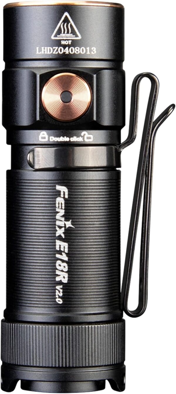 FENIX E18R v2.0, mini torcia EDC ricaricabile 1200 lumen 146 m