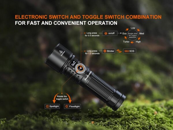 FENIX LD45R - Torcia elettrica ricaricabile 2800 lumen 480 m