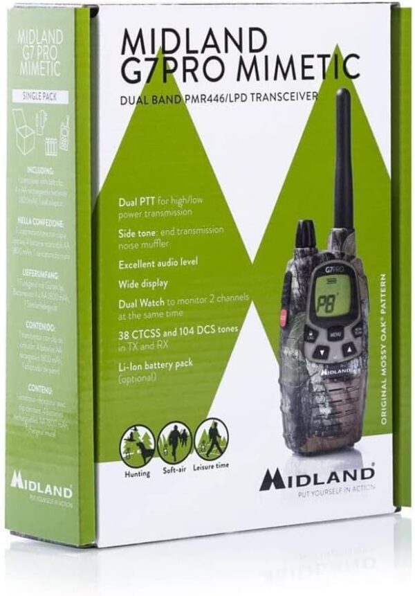 MIDLAND G7 PRO MIMETIC PMR466 16 CANALI