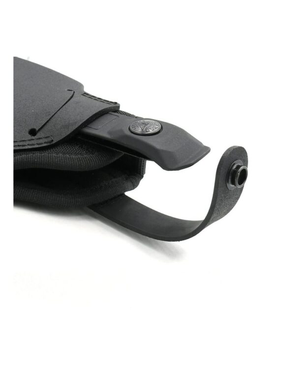 FONDINA IN CORDURA IMBOTTITA CON PASSANTE BASSO AD ESTRAZIONE RAPIDA PER MEDIO AUTO