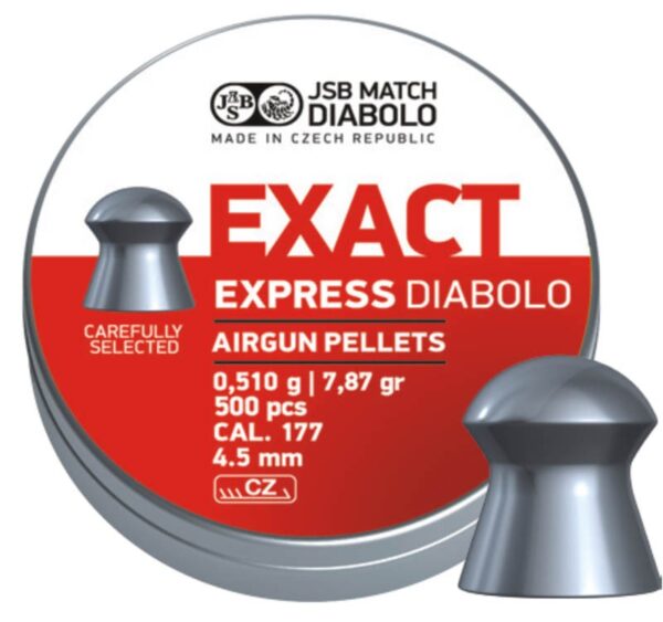JSB piombini EXPRESS Exact DIABOLO Cal 4,52 da 0.51gr