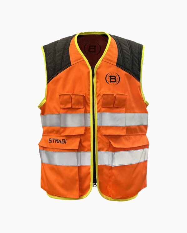 BITRABI Gilet da caccia al cinghiale alta visibilità SICUR MAN
